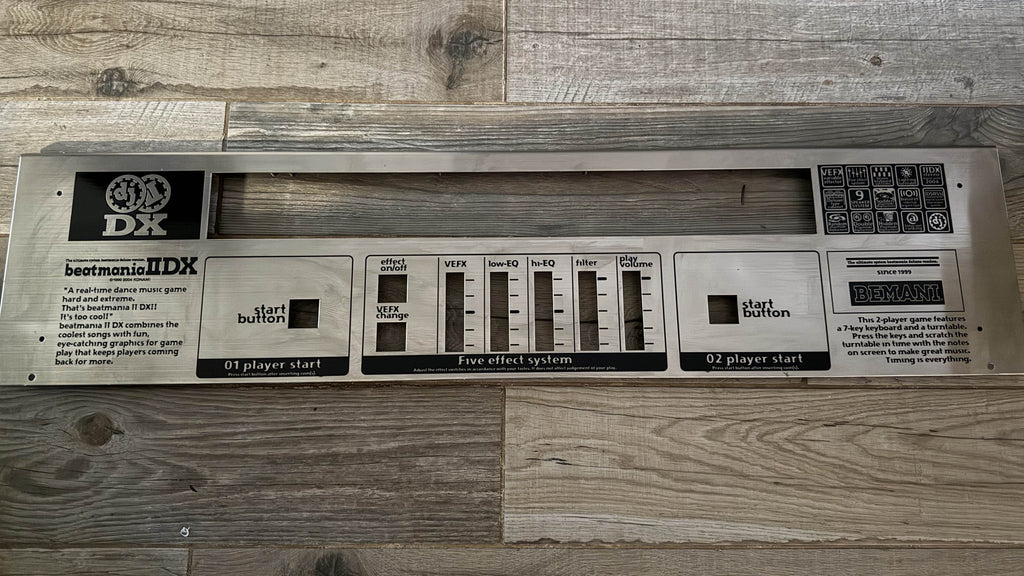 VEFX + control panel transfer stickers (Dry rub-on)